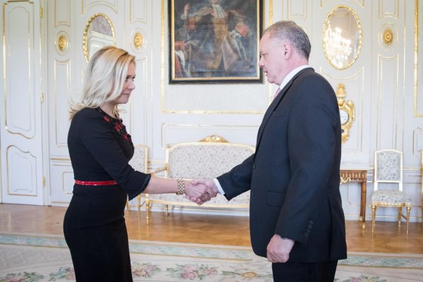 Kiska vymenoval Sakovú za ministerku vnútra