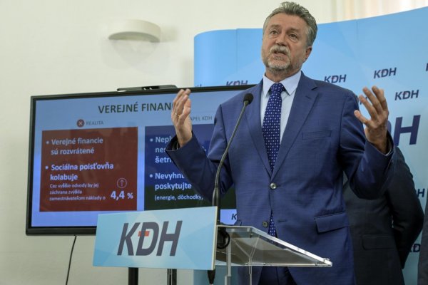 KDH: Tretí konsolidačný balík je ako dôsledok zlyhania výberu daní