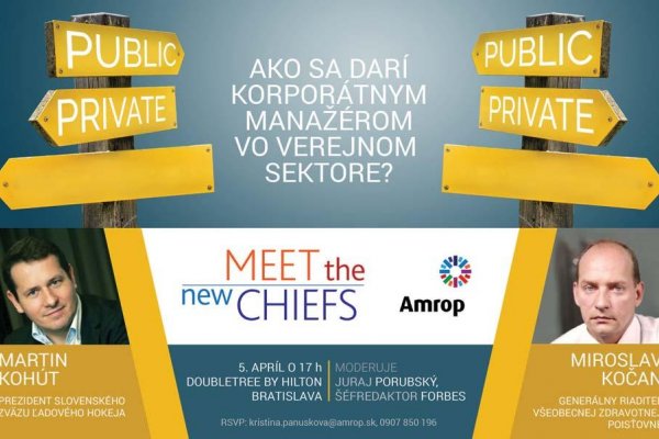 Meet the new chiefs: Ako sa darí korporátnym manažérom vo verejnom sektore?