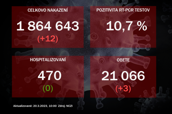 Koronavírus ONLINE: Za nedeľu pribudli tri obete vírusu