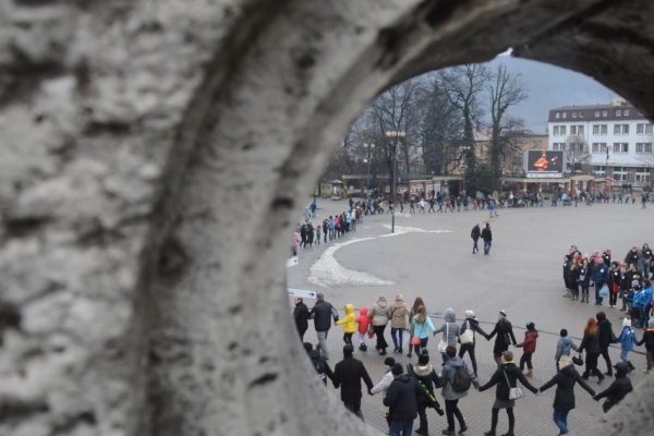 Štrajk učiteľov v Žiline