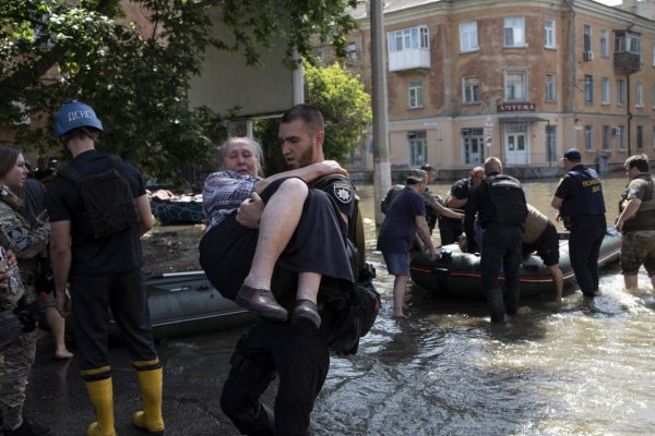 V dôsledku zničenia kachovskej priehrady sa utopili traja ľudia