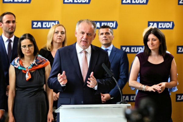 Andrej Kiska a fauly bublín