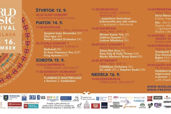 World music festival Bratislava prináša už tretíkrát hudbu z celého sveta