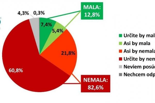 Bezmála 83 percent Slovákov si myslí, že budúca vláda by nemala rozhodnúť o zákaze interrupcií