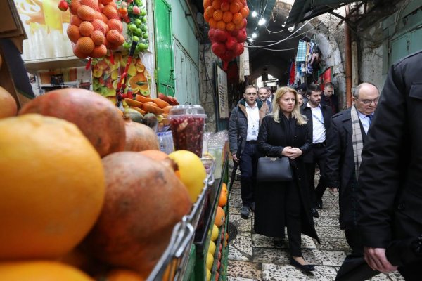 Prezidentka navštívila v Jeruzaleme posvätné miesta kresťanstva a judaizmu