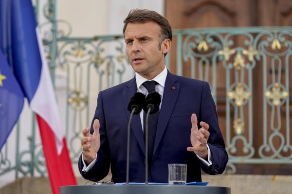 Macron: Správu Pásma Gazy by mala zabezpečiť posilnená Palestínska samospráva