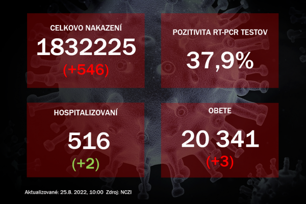 Koronavírus ONLINE: V stredu odhalili PCR testy 466 pozitívnych