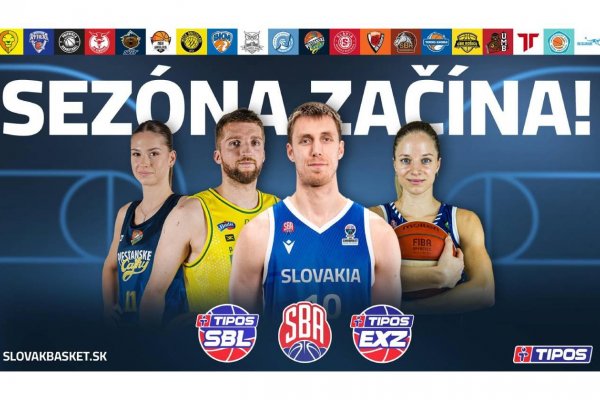 TIPOS potvrdzuje svoju rolu lídra v podpore slovenského športu. Podporí najvyššie domáce basketbalové súťaže a reprezentácie​ 