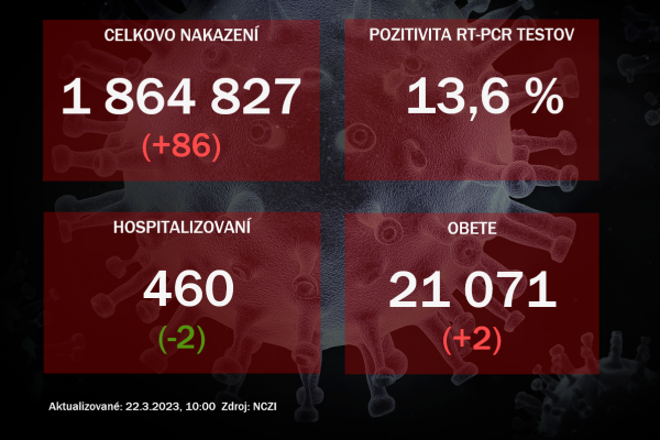 Koronavírus ONLINE: Za utorok pribudli dve obete vírusu